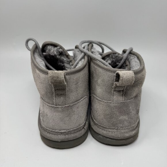 UGG NEUMEL Charcoal SUEDE SHEEPSKIN CASUAL ANKLE MEN'S BOOTS SIZE US 10 - Picture 6 of 9
